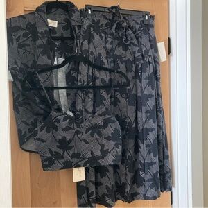 3 piece midi skirt set